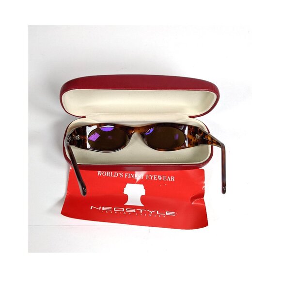 Neostyle Mozart 1401 Tortoise & Swarovski Crystals Sunglasses 48-18 NOS Rare main image 10